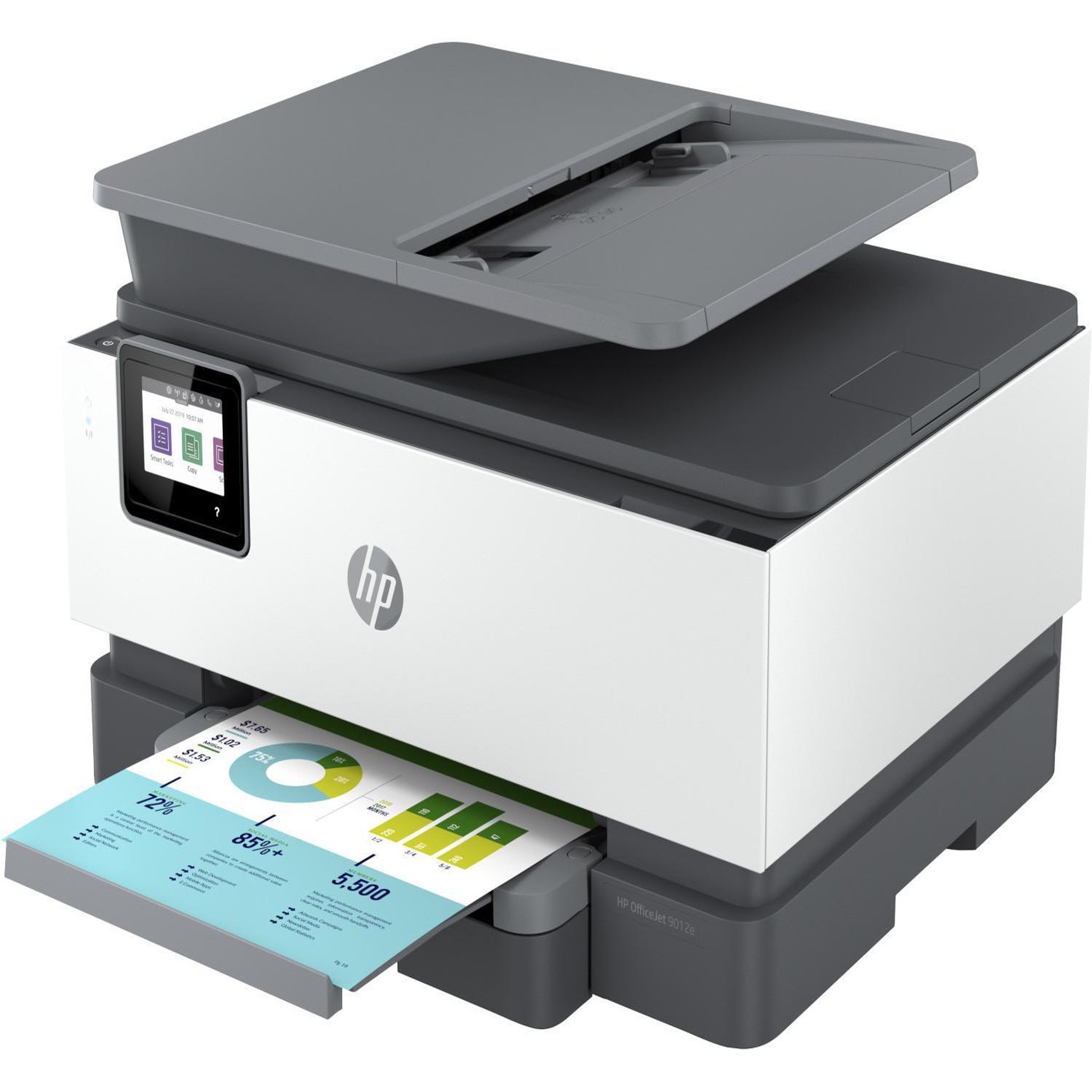 Voir la diapositive 3 : HP Imprimante multifonction hp officejet pro 9012e jet d'encre thermique usb frontal