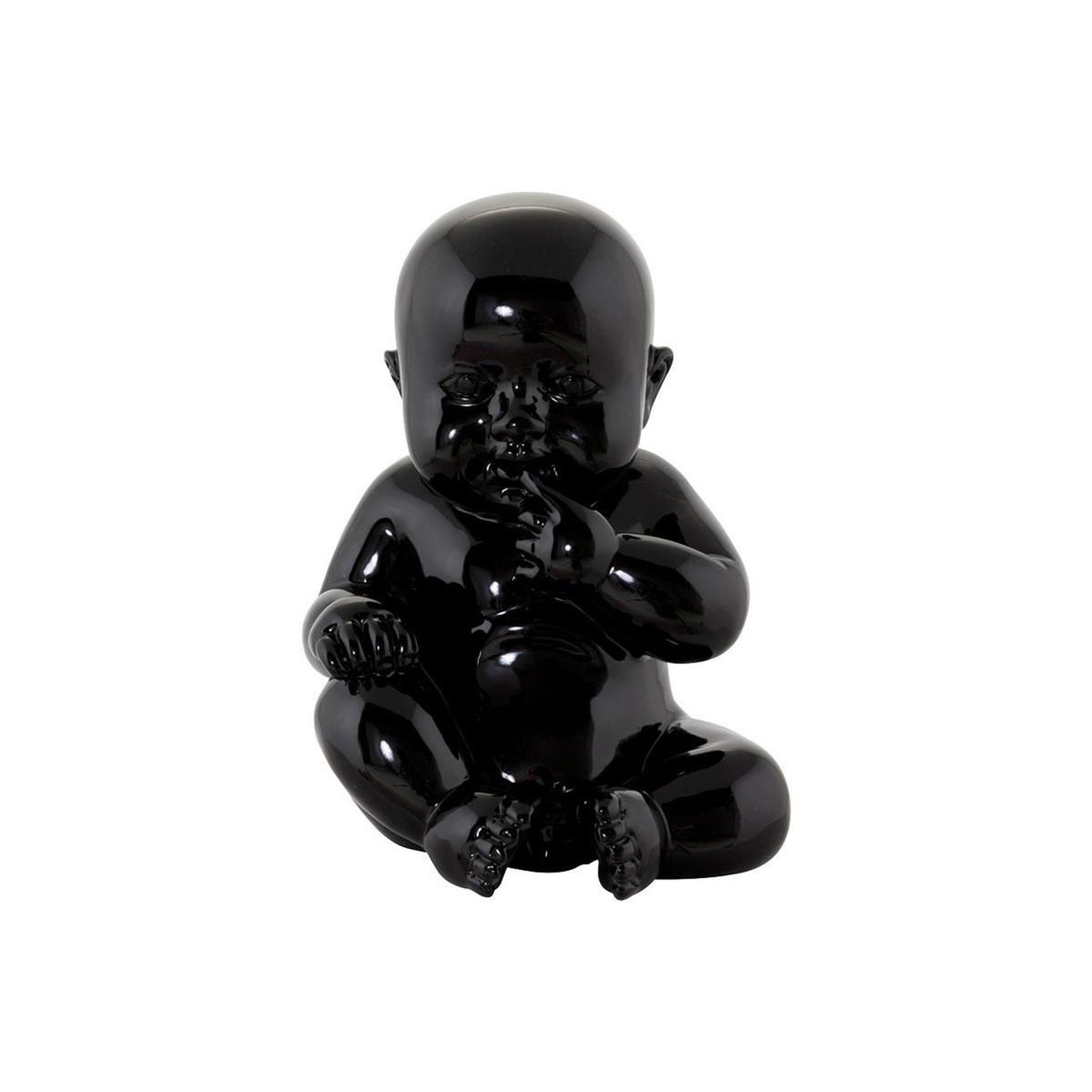 Voir la diapositive 4 : Paris Prix Statue déco  bébé  17cm noir