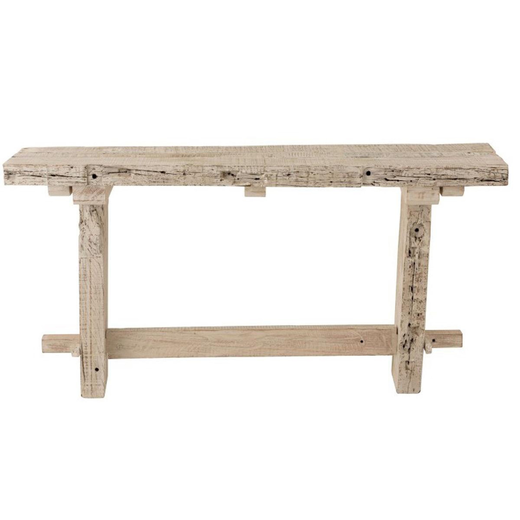Voir la diapositive 2 : J-LINE Console design en bois  delavo  150cm naturel