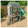 Voir la diapositive 4 : Kidkraft Aire de jeux avec toboggan en tube - Bois - H2,74m - COZY ESCAPE