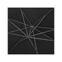 Voir la diapositive 4 : Habitat et Jardin Parasol jardin déporté Alu  Sun 4  - Rectangle - 3 x 4 m + Housse de protection - Noir
