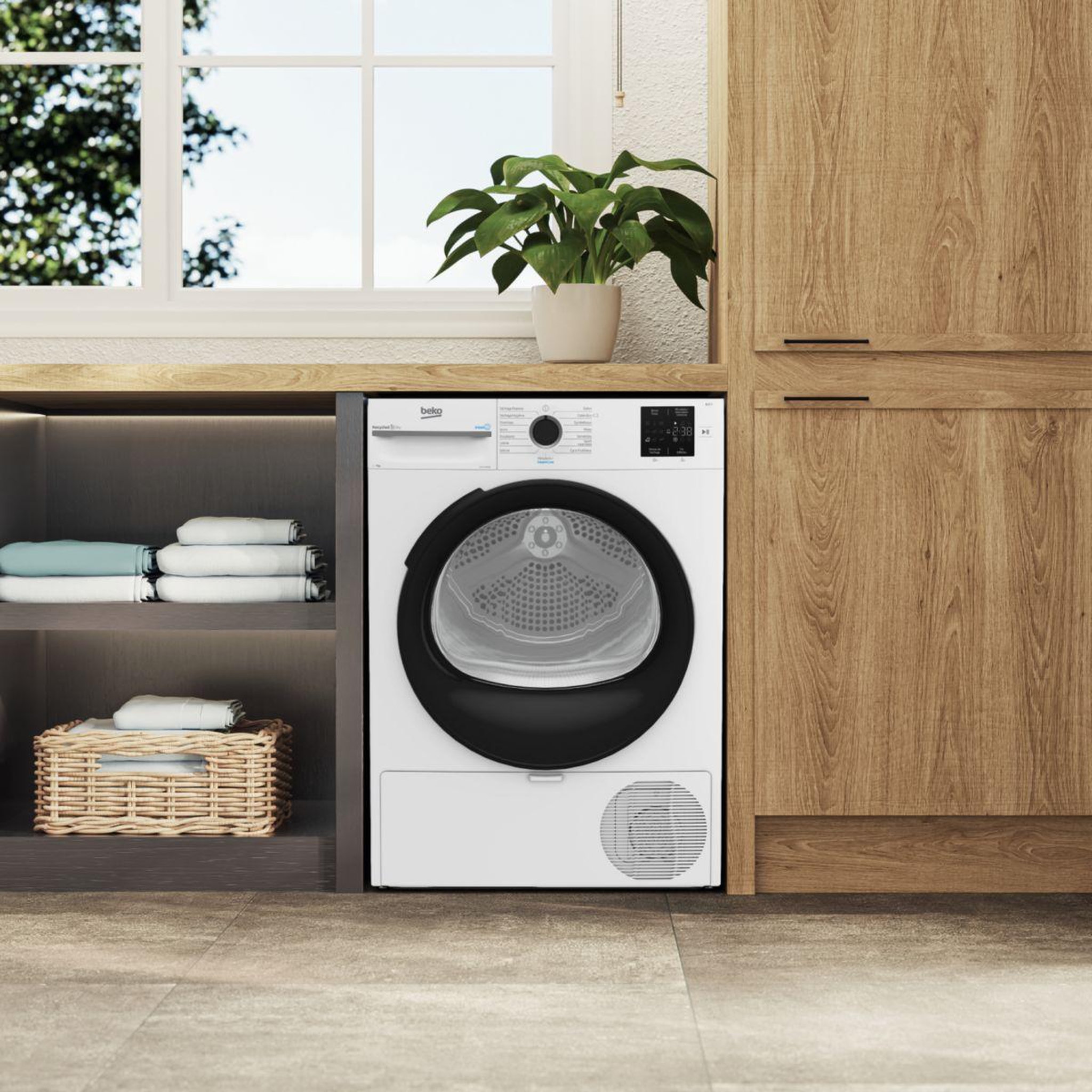 Voir la diapositive 5 : Beko Sèche linge pompe à chaleur d3h17393w