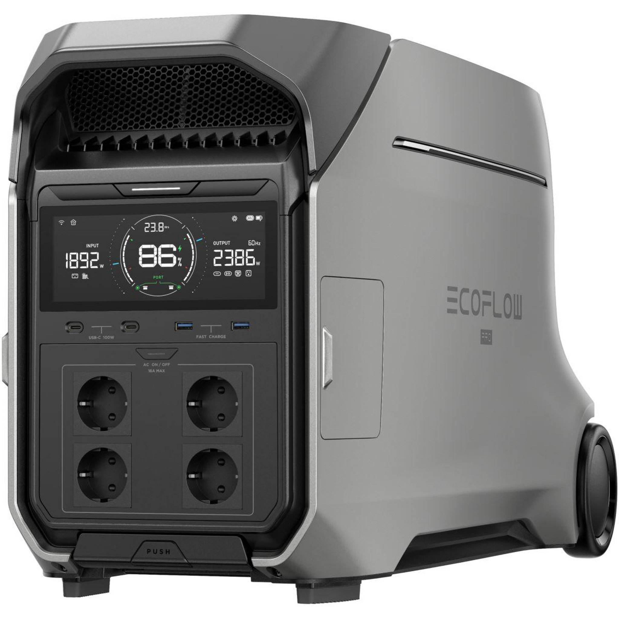 Voir la diapositive 2 : ECOFLOW Station de charge DELTA Pro 3 Portable Power Station