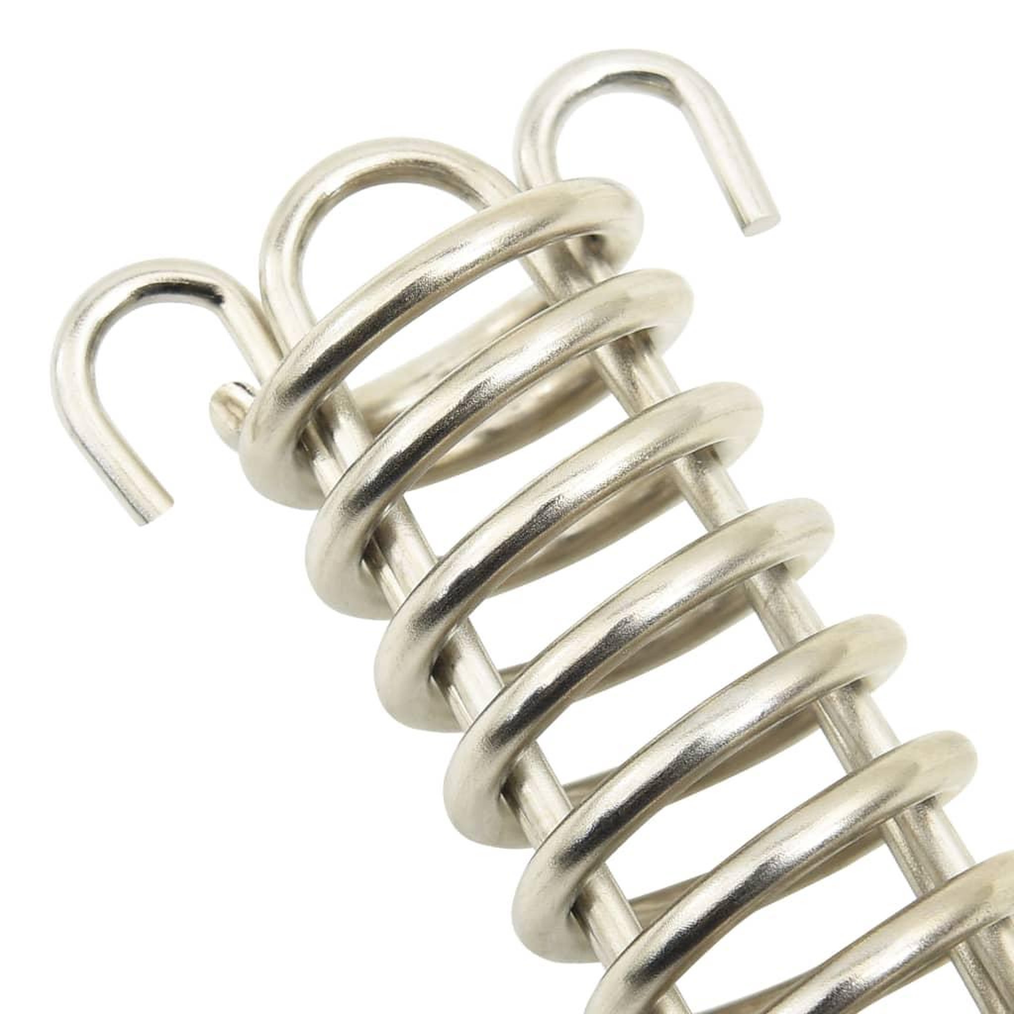 Voir la diapositive 4 : VIDAXL Verrous a ressort pour voile d'ombrage 5 pcs Acier inoxydable