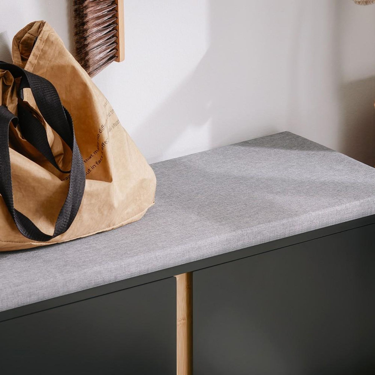 SOBUY SoBuy - Banc de rangement à chaussures avec deux portes - Nordique - FSR117