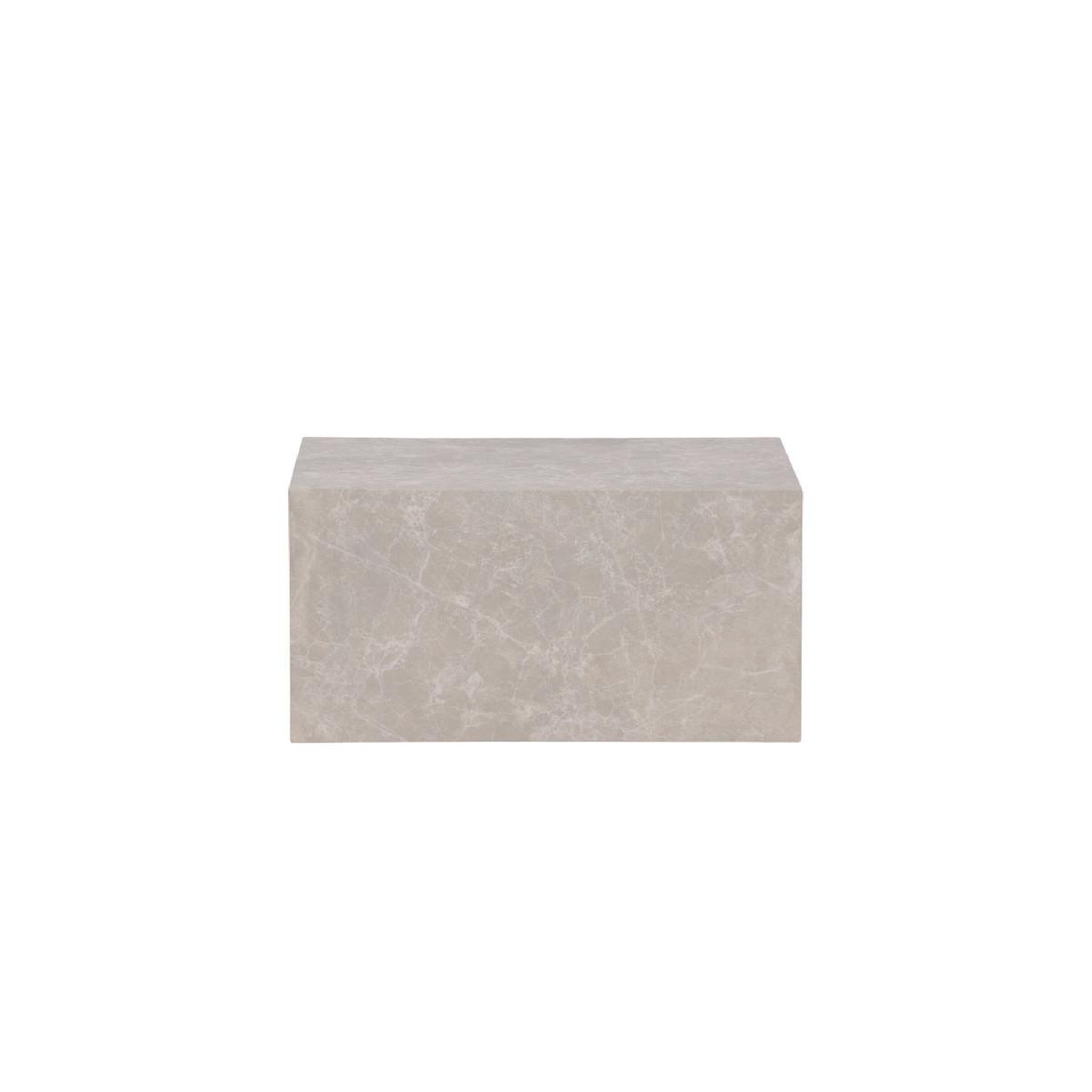 Voir la diapositive 4 : Paris Prix Table basse imitation marbre  york  80cm beige