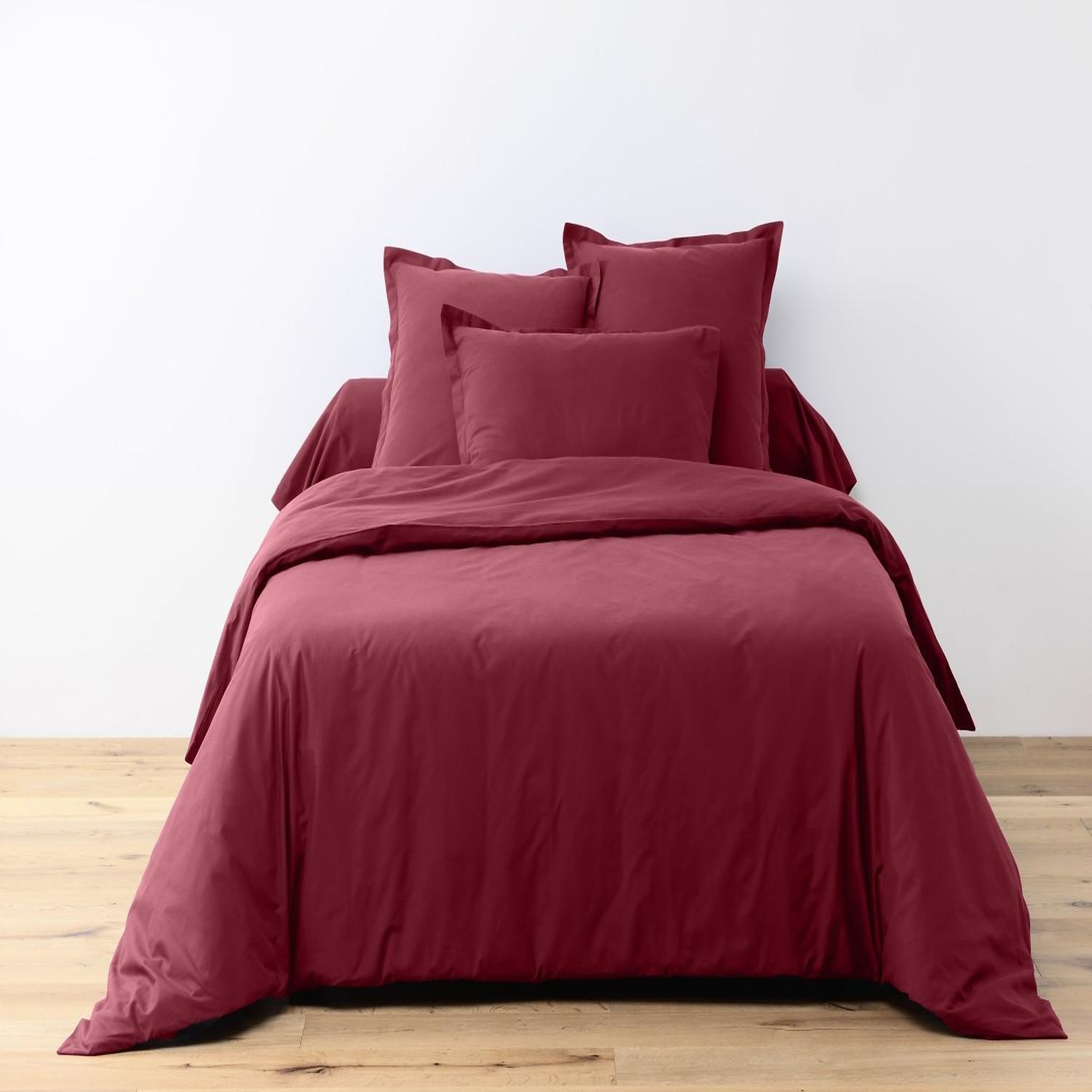 Voir la diapositive 1 : Home collection Parure housse de couette 100% coton 57fils
