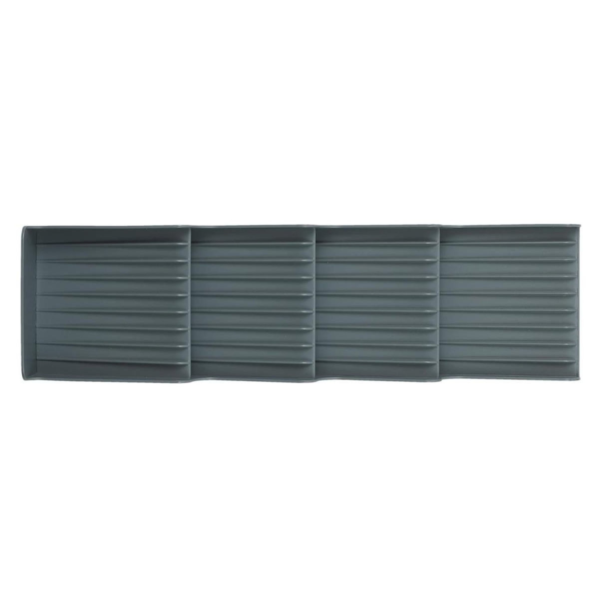 Paris Prix Range-Couverts 4 Compartiments  Tiroir  39cm Gris