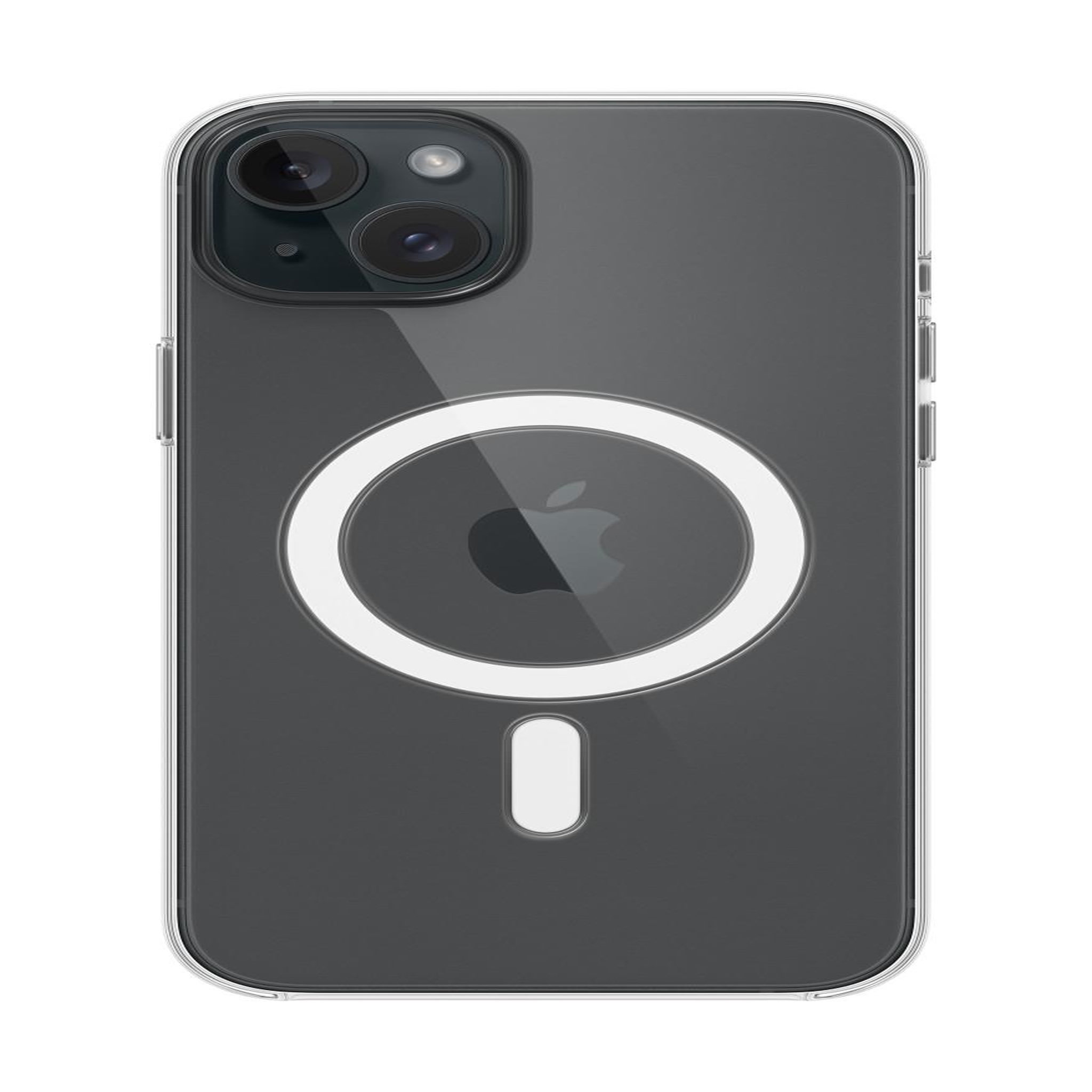 Voir la diapositive 2 : APPLE Apple Coque en silicone avec MagSafe pour iPhone 15 Plus Transparent