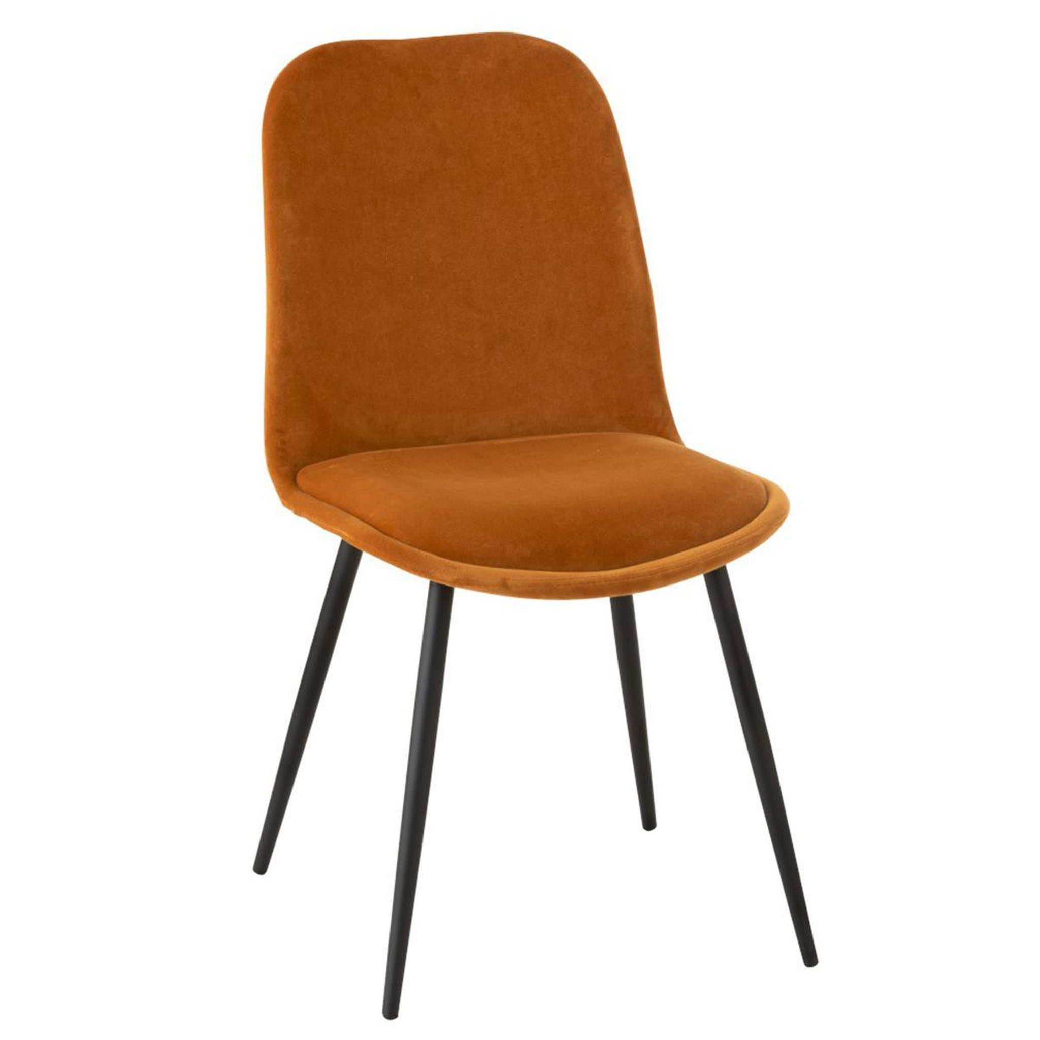 Voir la diapositive 1 : J-LINE Chaise Design  Claire  87cm Ocre