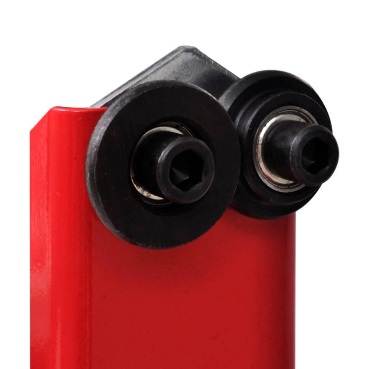 VIDAXL Equilibreuse pour roue de moto professionnelle Rouge