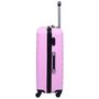 Voir la diapositive 3 : VIDAXL Valise rigide Rose ABS