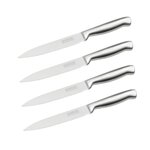 NIROSTA Ensemble de 4 Couteaux de cuisine universel 24 cm en tout Nirosta Star
