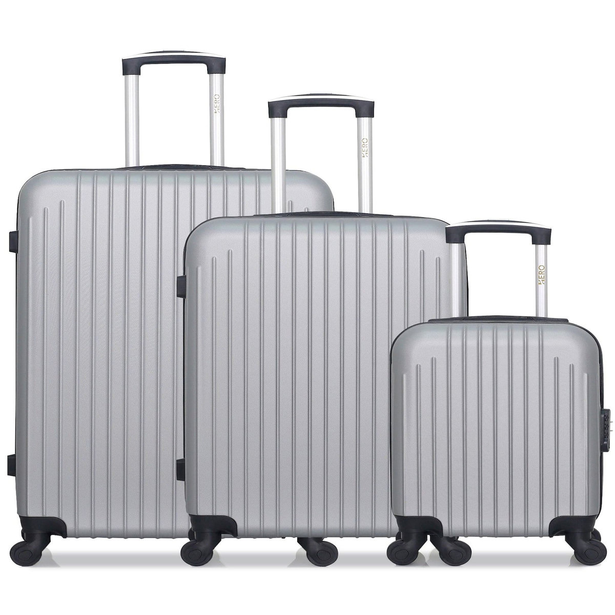 HERO HERO - Lot de 3 - Valise Grand format, valise weekend et valise cabine XXS CARPATES