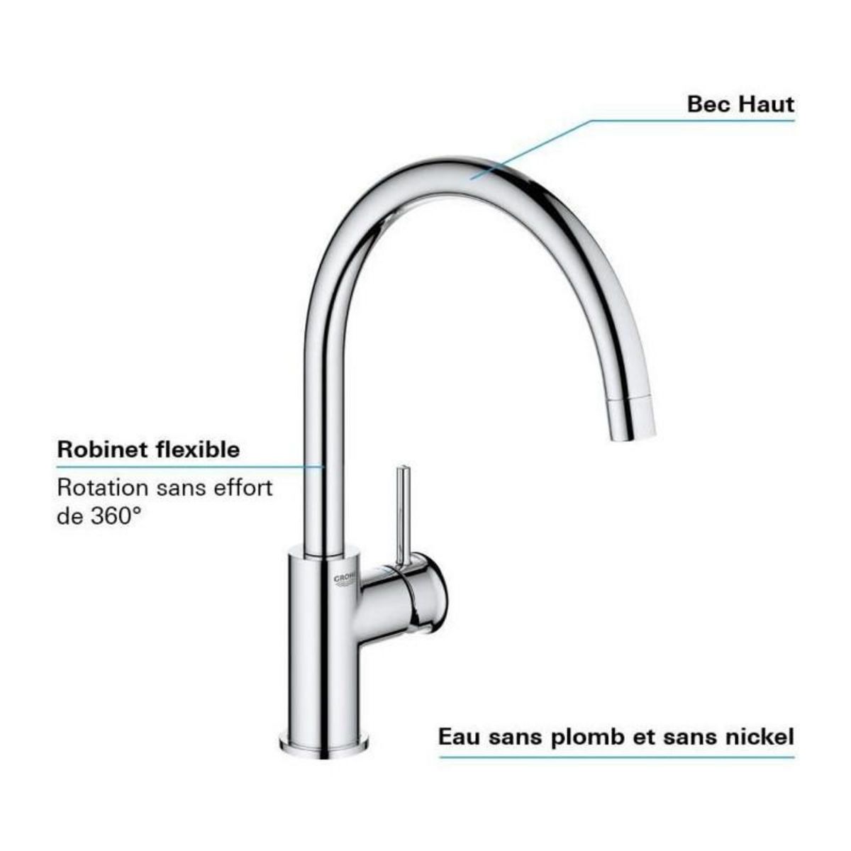 Grohe GROHE - Mitigeur monocommande Evier