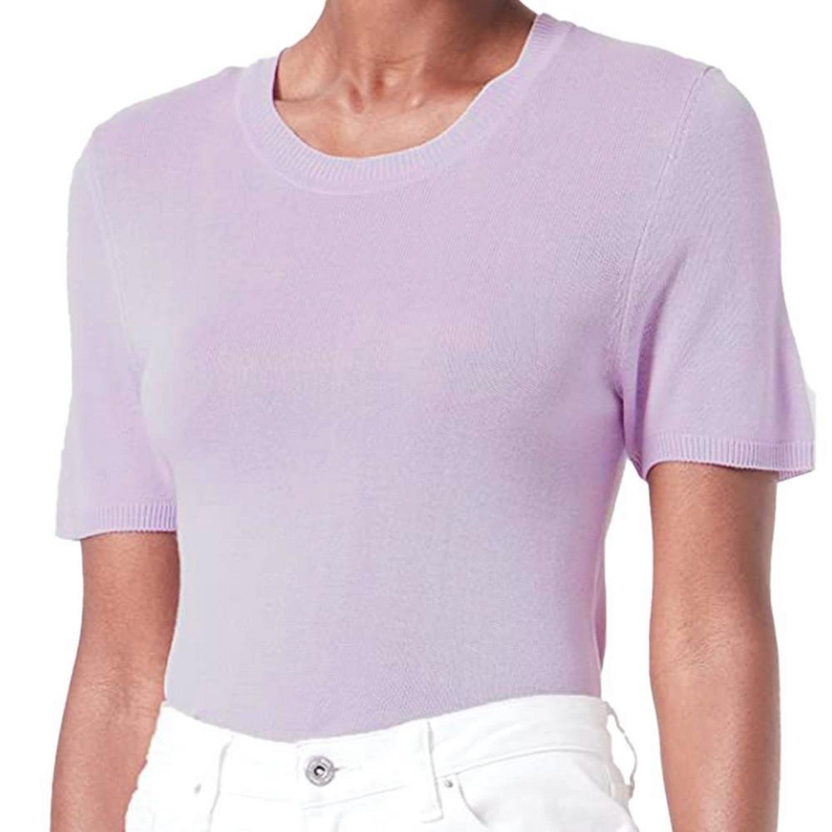 Only T shirt Mauve Femme Only Shirley