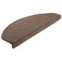 Voir la diapositive 3 : VIDAXL Tapis d'escalier 15 pcs Marron cafe 65 x 24 x 4 cm