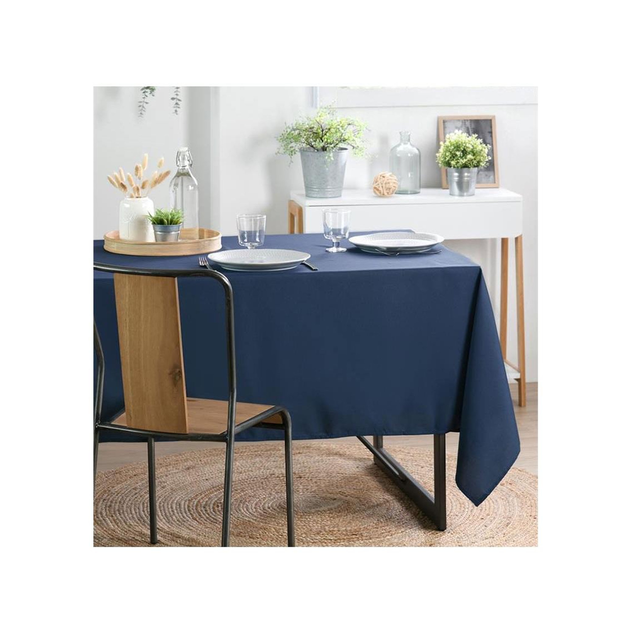 Voir la diapositive 2 : Eden Nappe en polyester finition ourlet nels