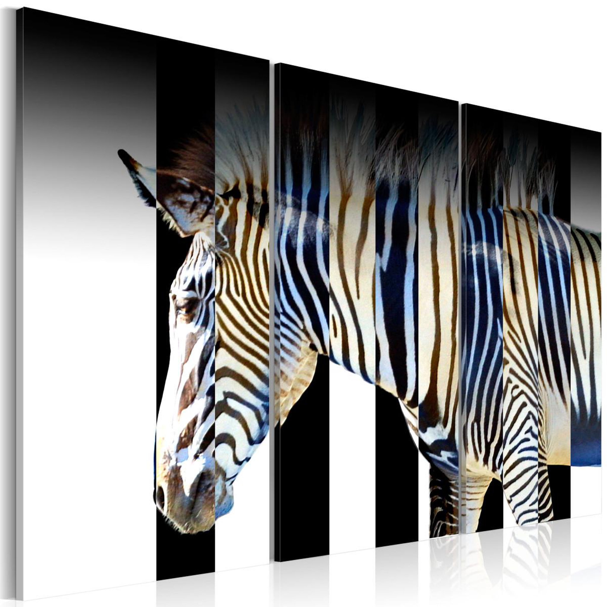 Paris Prix Tableau imprimé  rayures. Coloris disponibles : Multicolore