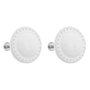 Voir la diapositive 1 : ATMOSPHERA Lot de 2 Boutons de Meuble  Barbara  4cm Blanc