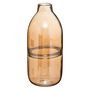 Voir la diapositive 1 : ATMOSPHERA Vase Design Bouteille en Verre  Line  30cm Ambre