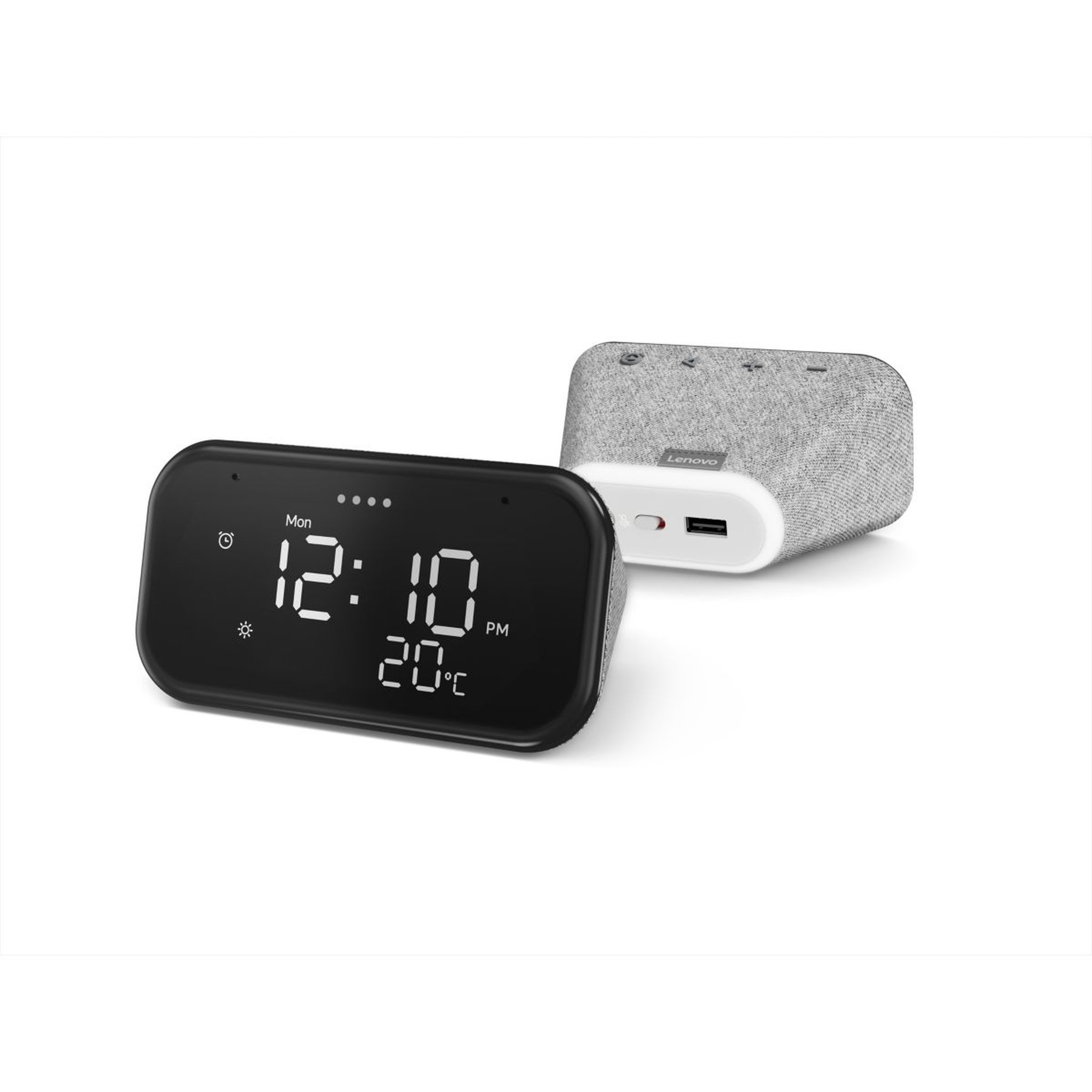 Voir la diapositive 5 : Lenovo Assistant vocal Smart Clock Essential