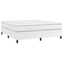 Voir la diapositive 3 : VIDAXL Cadre de lit sans matelas blanc 160x200 cm similicuir