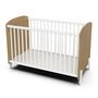 Voir la diapositive 5 : Lit bébé 60x120 cm sommier 3 positions blanc LILAS