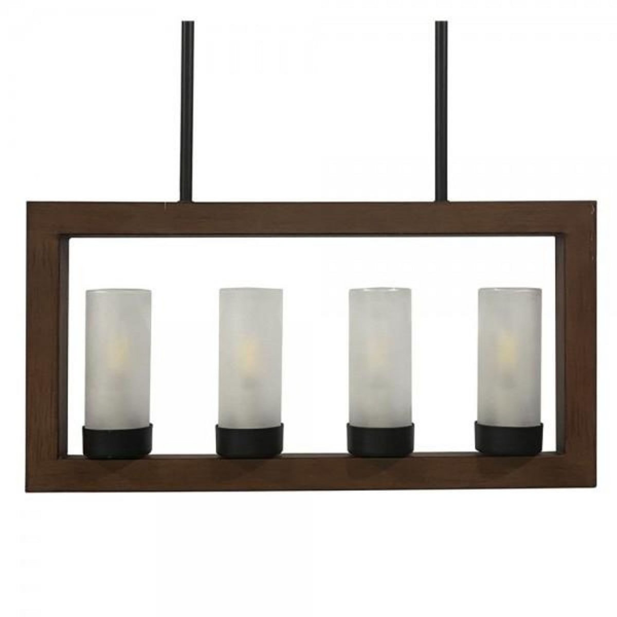 MARKET24 Suspension DKD Home Decor Marron Aluminium Verre (52 x 6 x 26 cm)