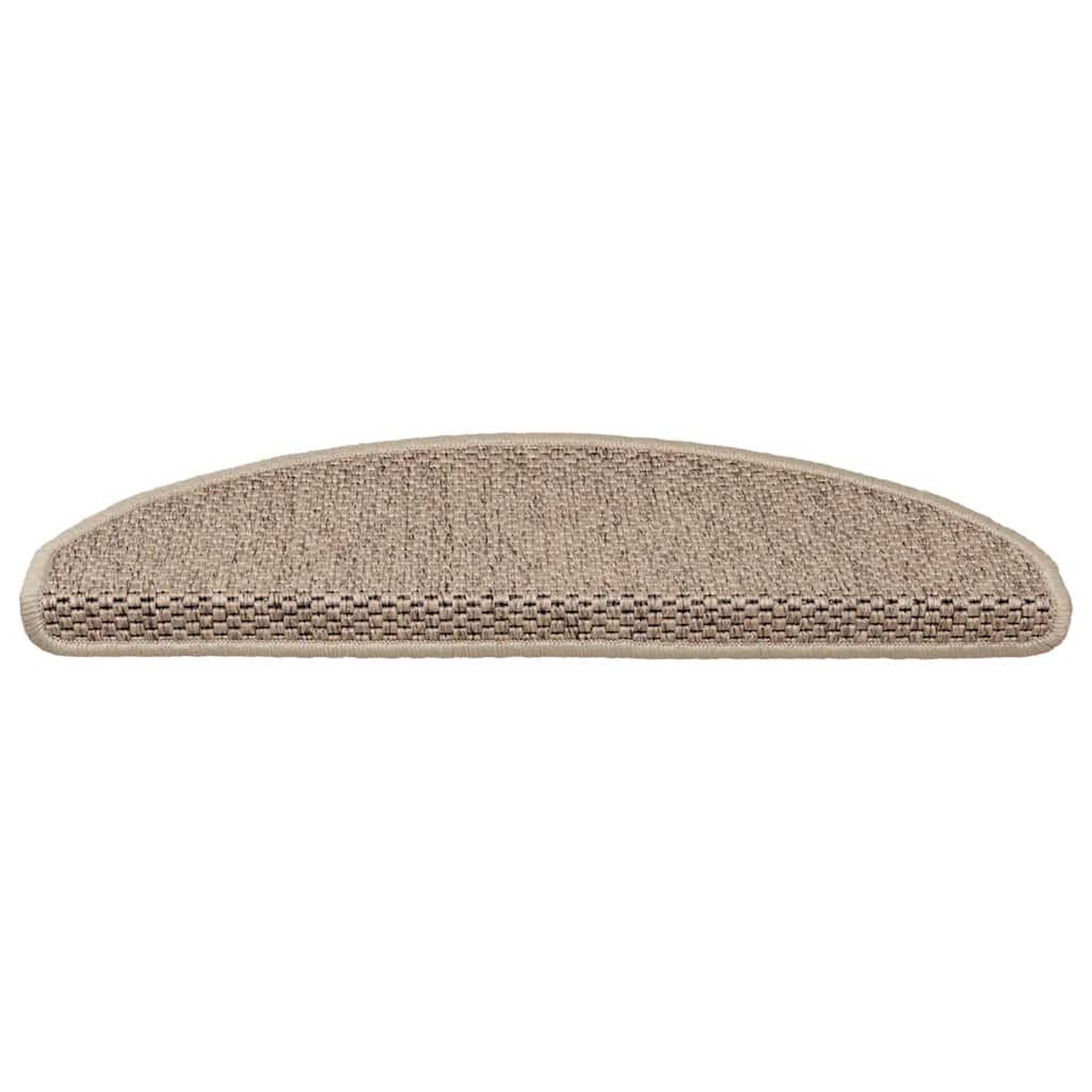 Voir la diapositive 3 : VIDAXL Tapis d'escalier autocollants 30 pcs 65x21x4 cm sable