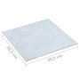 Voir la diapositive 6 : VIDAXL Dalles de plancher autoadhesives 5,11 m^2 PVC blanc marbre