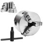 Voir la diapositive 2 : VIDAXL Mandrin de tour auto-centrant a 3 machoires 100 mm Acier