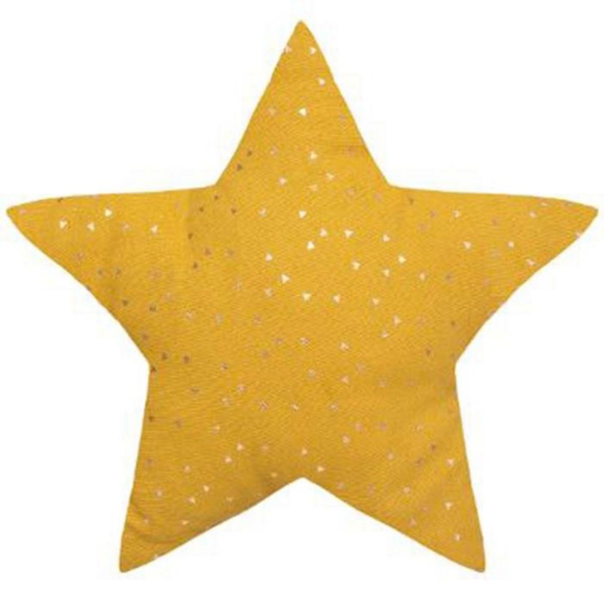 Atmosphera Kids Coussin Enfant  Berlingot Étoile  40x40cm Ocre