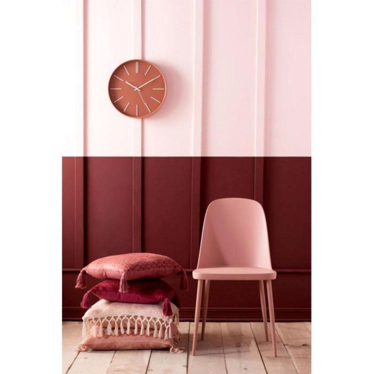 Paris Prix Coussin Déco à Motifs  Cherry  40x60cm Rouge