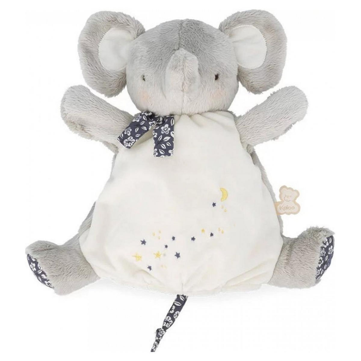 Kaloo doudou marionnette elephant