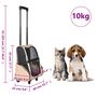 Voir la diapositive 6 : VIDAXL Chariot polyvalent pliable pour animaux de compagnie beige