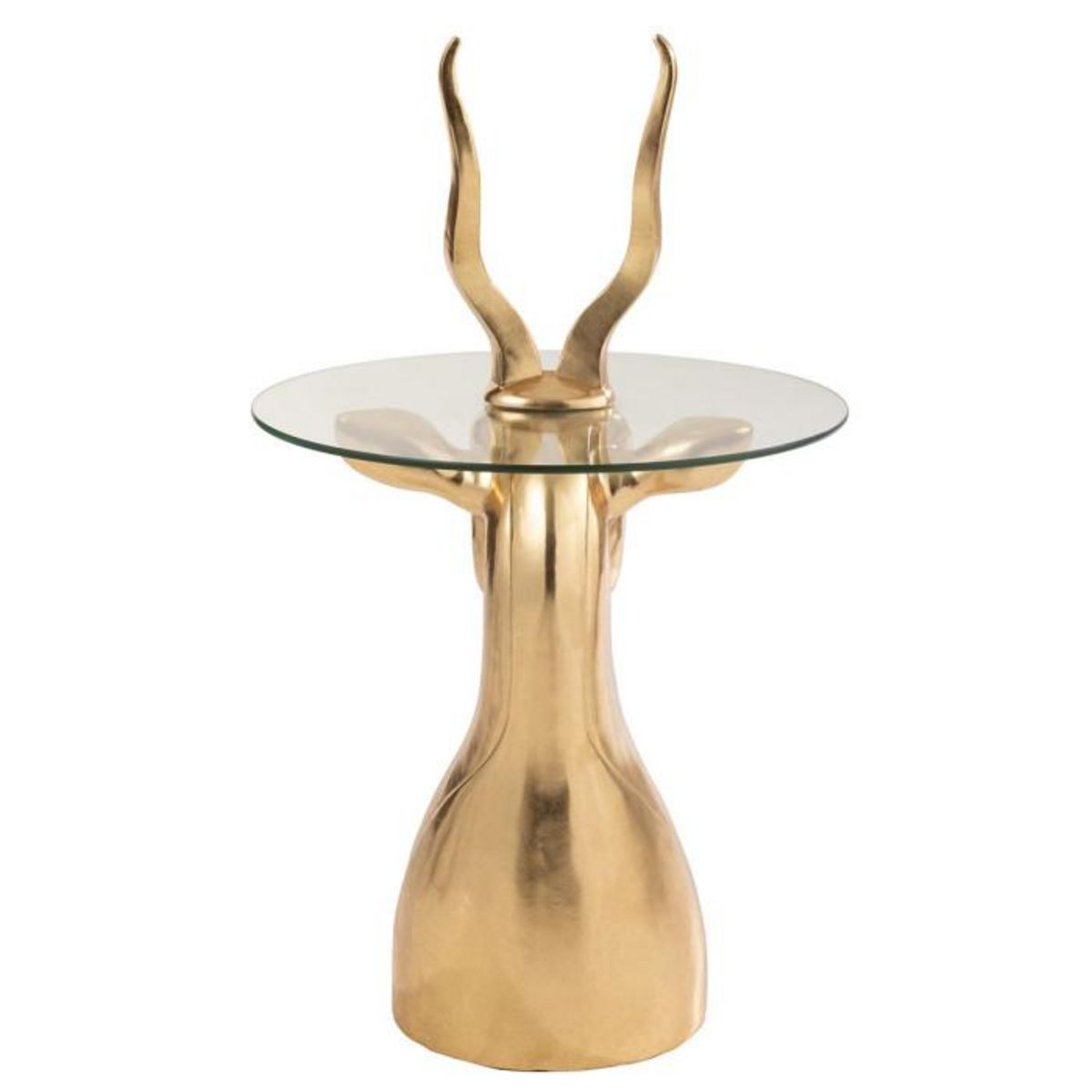 Paris Prix Table d'Appoint Design  Antilope  83cm Or