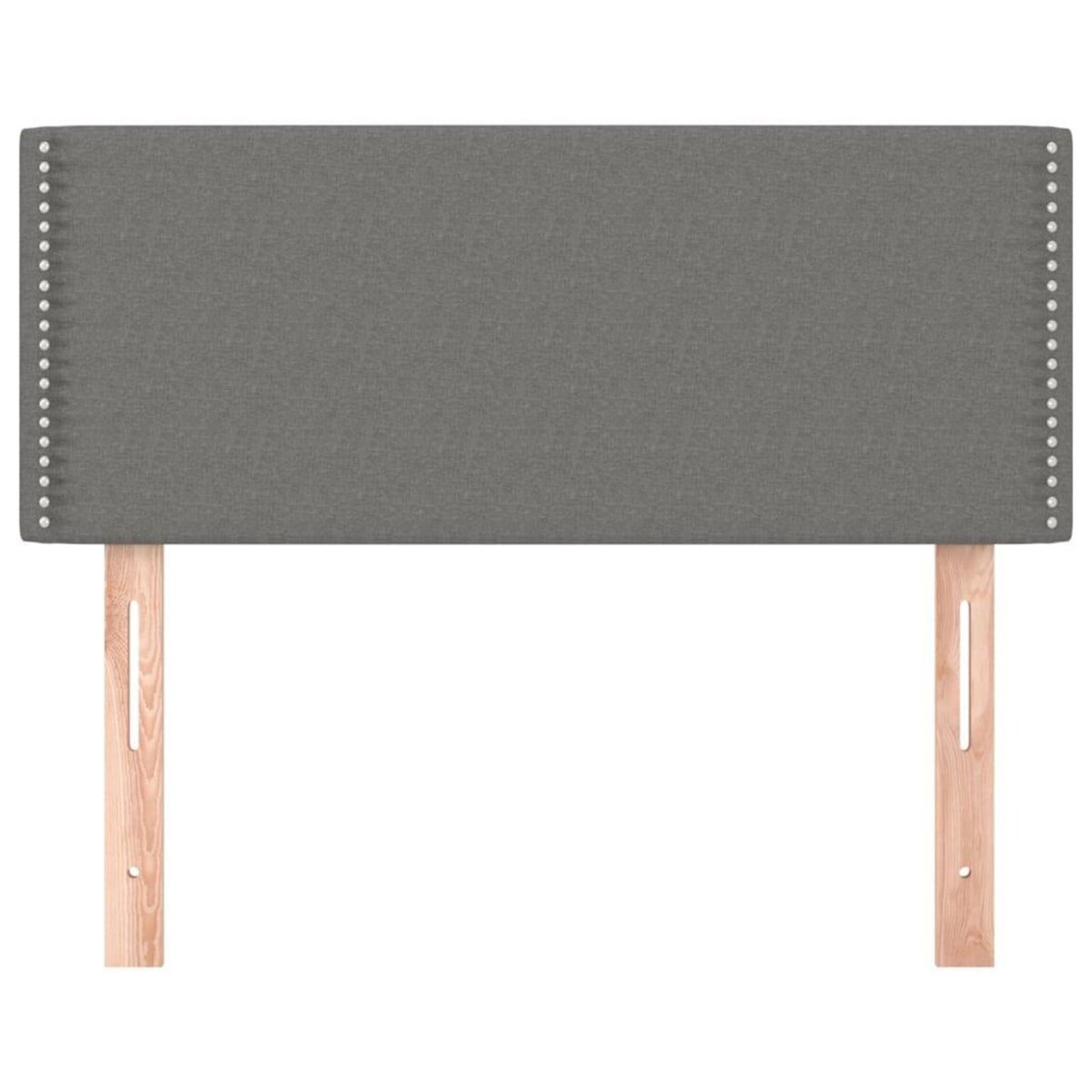 VIDAXL Tete de lit Gris fonce 90x5x78/88 cm Tissu