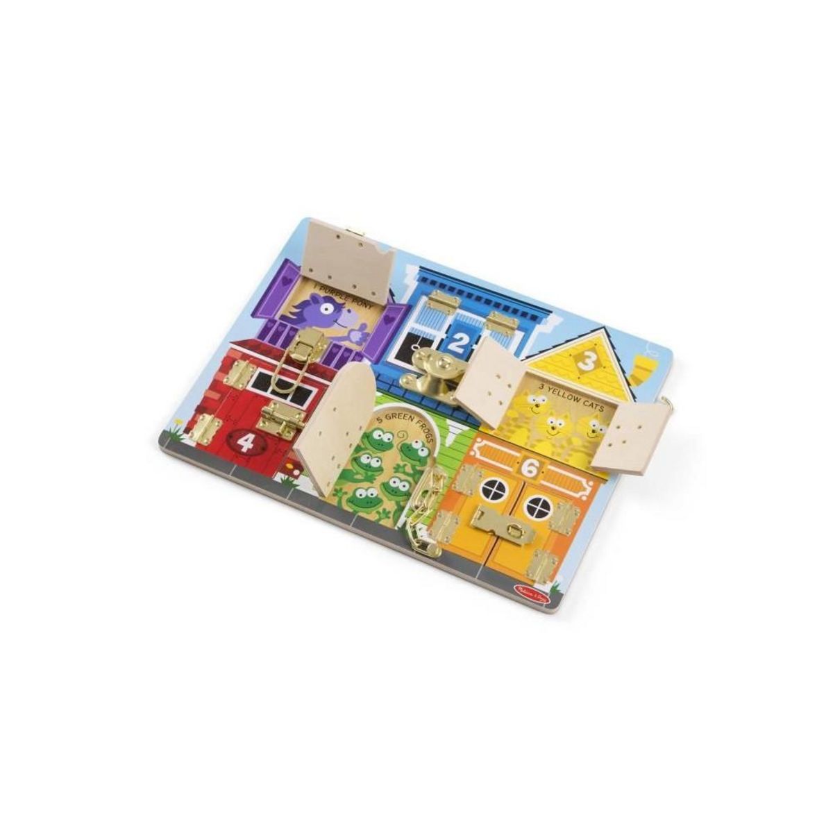 MELISSA & DOUG Planche d'activités avec loquets - Mélissa & Doug