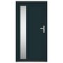 Voir la diapositive 3 : VIDAXL Porte d'entree anthracite 108x208 cm PVC