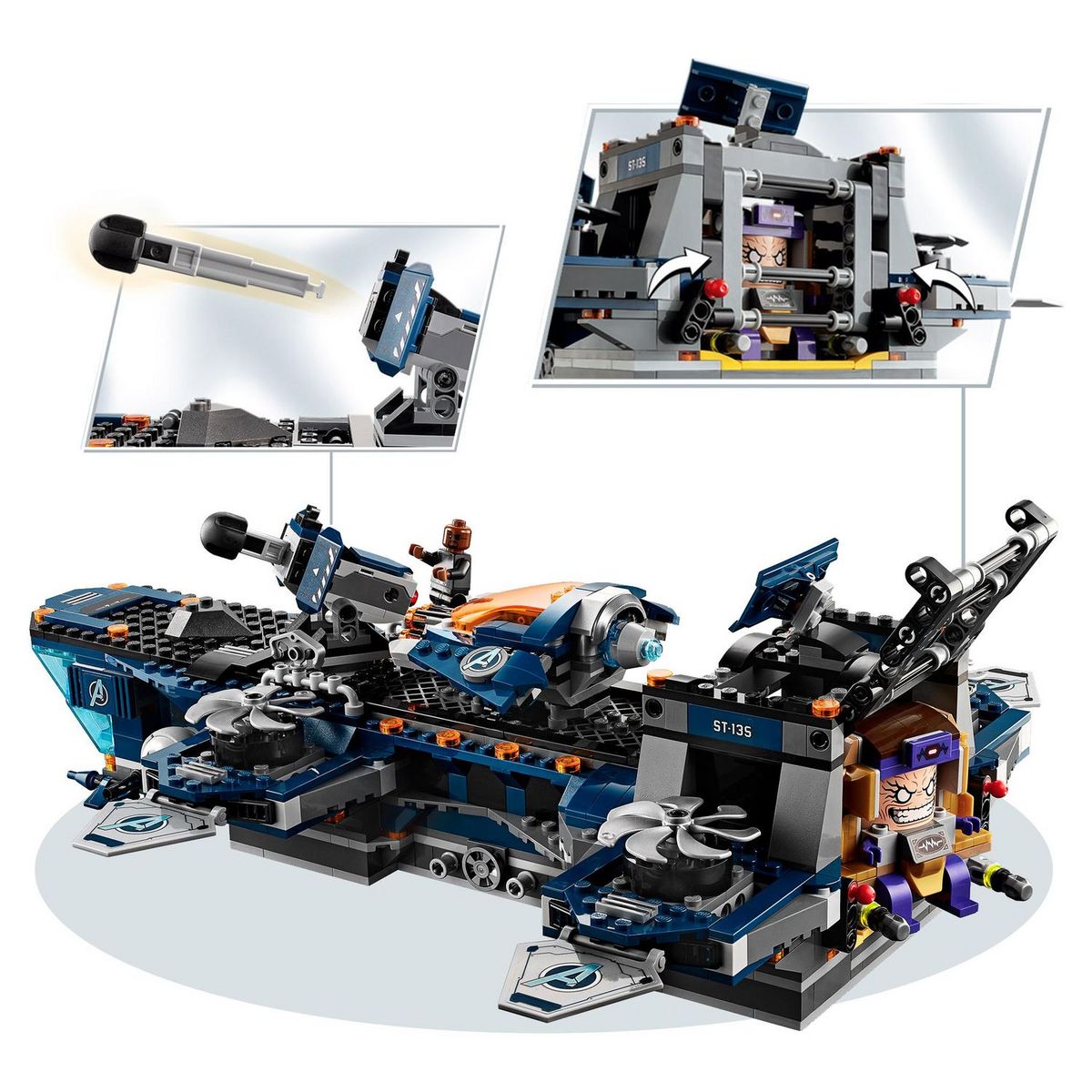 LEGO Marvel 76153 L&rsquo;héliporteur des Avengers