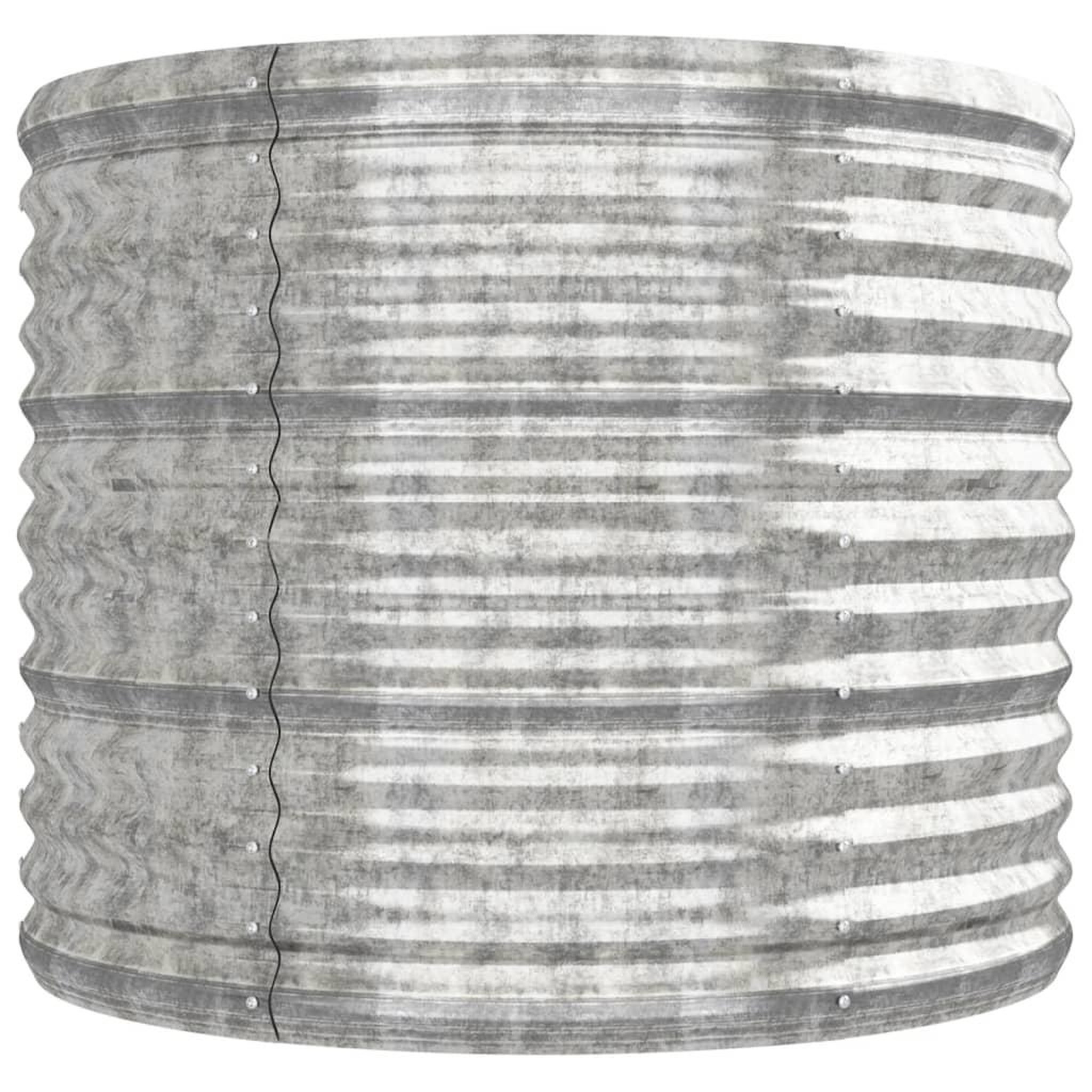 Voir la diapositive 4 : VIDAXL Lit sureleve de jardin Acier enduit de poudre Argente