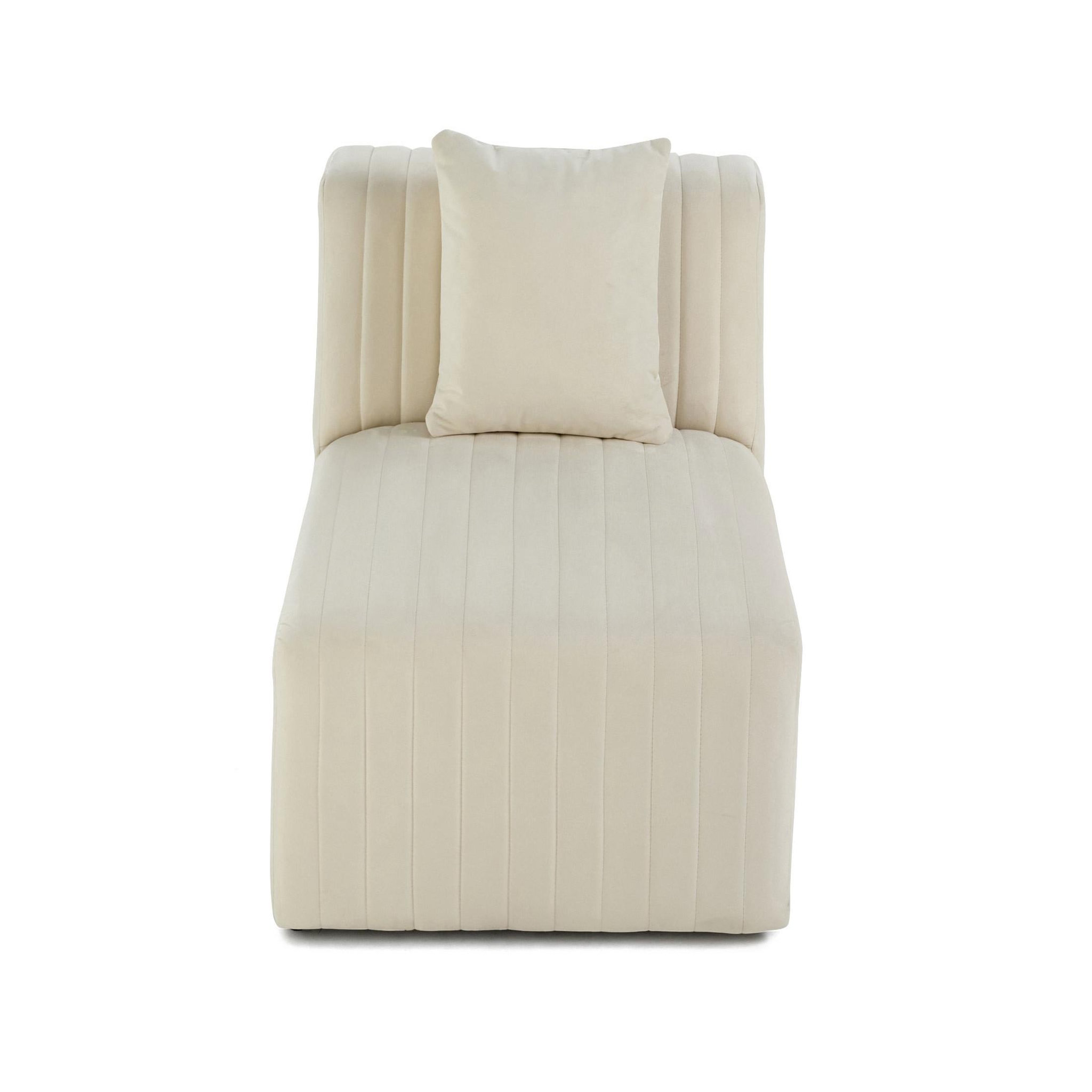 BEST MOBILIER Nova - module d'assise - en velours. Coloris disponibles : Gris, Beige, Rouge