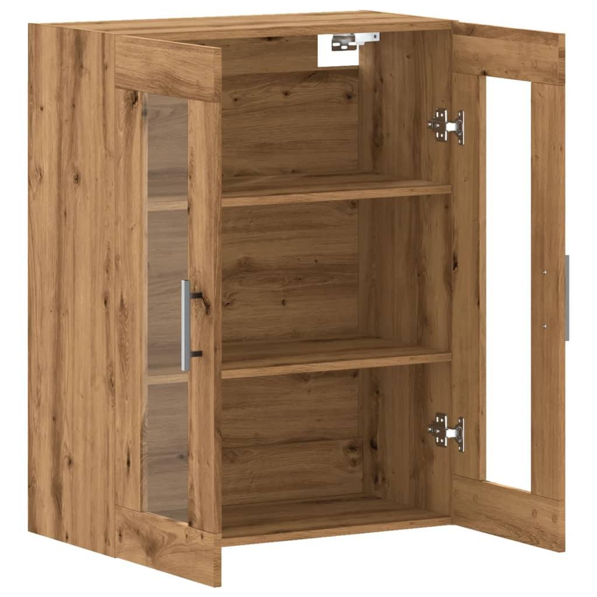 Voir la diapositive 5 : VIDAXL Buffet chene artisanal 69,5x34x90 cm bois d'ingenierie