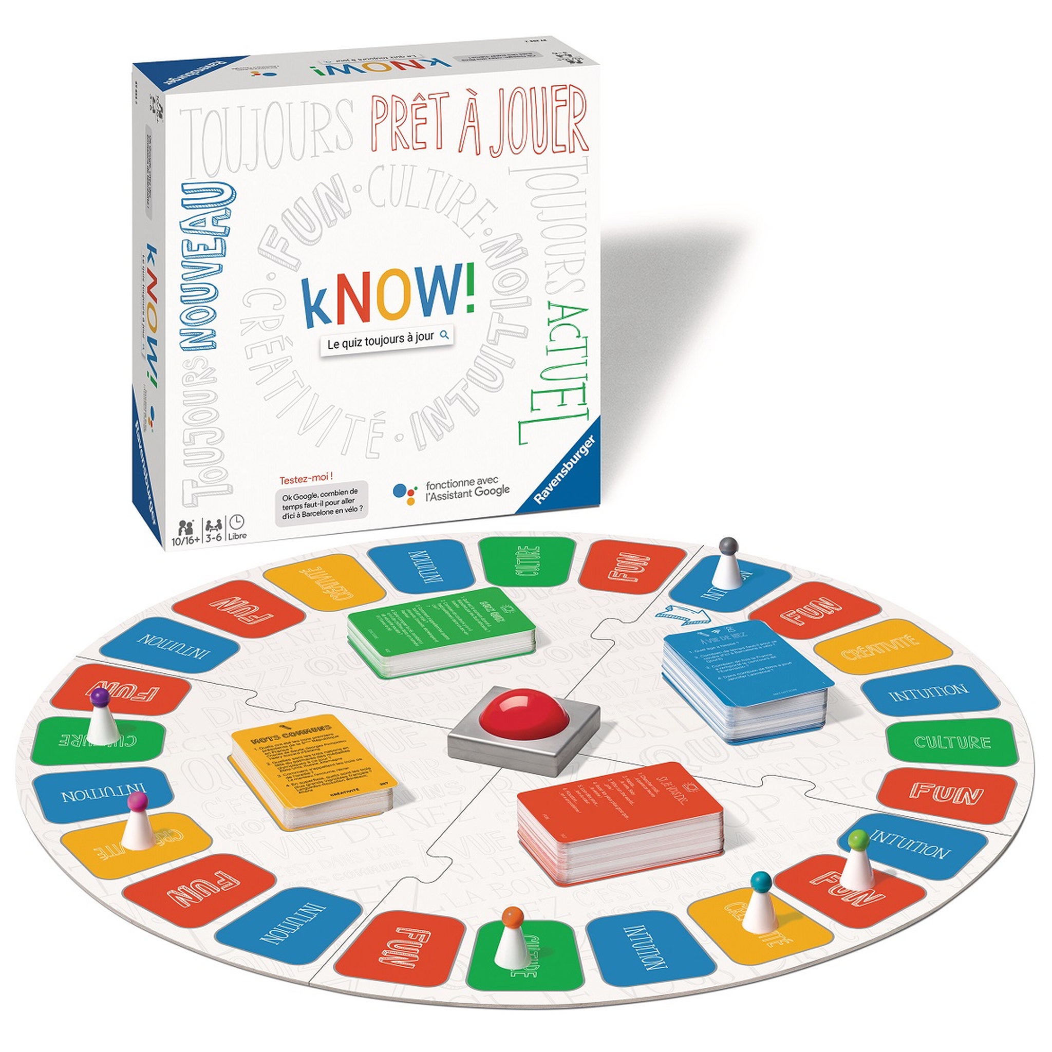 Voir la diapositive 3 : RAVENSBURGER Jeu - Know!