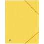 OXFORD Chemise cartonnée à élastique 17x22cm jaune