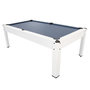 Voir la diapositive 2 : PLAY4FUN Billard Américain HARMONY 6Ft - 206,5 x 116,5 x 80 cm avec accessoires - Couleur Ivoire