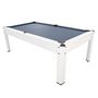 Voir la diapositive 2 : PLAY4FUN Billard Américain HARMONY 6Ft - 206,5 x 116,5 x 80 cm avec accessoires - Couleur Ivoire