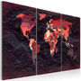 Voir la diapositive 1 : Paris Prix Tableau Imprimé  Plan of the World