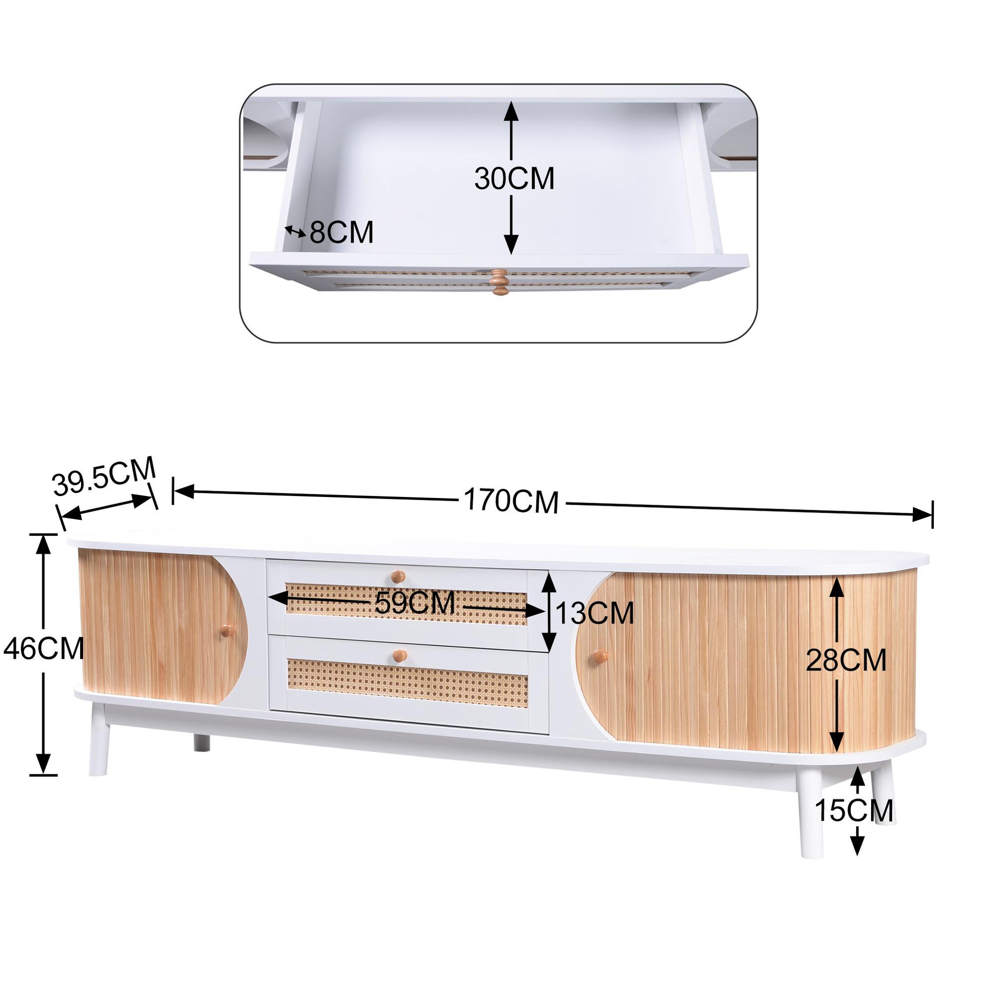 Voir la diapositive 3 : MERAX Meuble tv